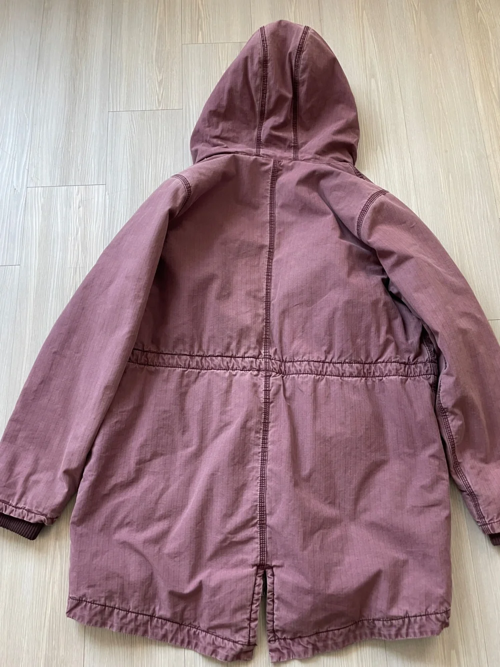 Carhartt Kids' Mauve Hooded Puffer-Style Work Jacket